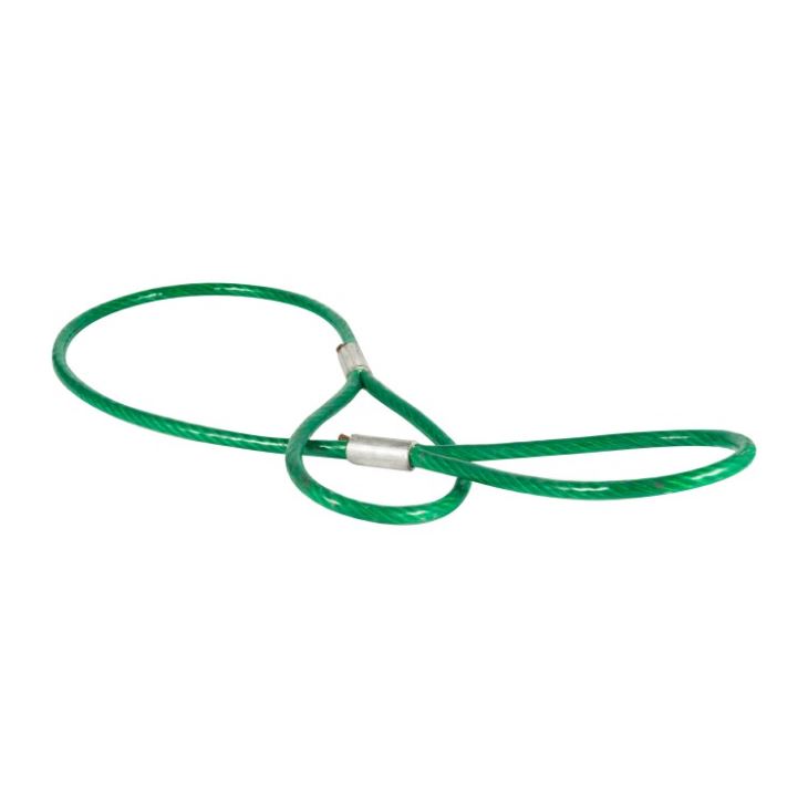 PVC-beschichtete, handgespleißte Drahtseilschlinge